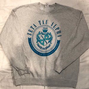 Zeta Tau Alpha / ZTA Light Gray Sweatshirt